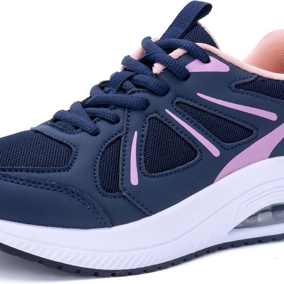 Womens Walking Shoes Breathable Mesh Arch Support Flat Feet Orthotic Sneakers - Picture 7 of 7